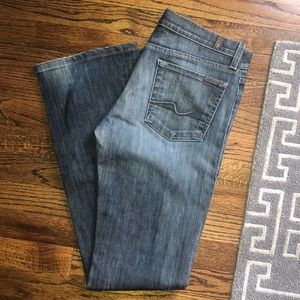 7 boot cut jeans